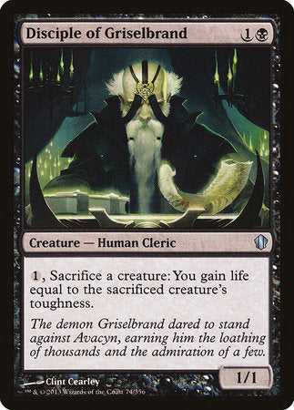 Disciple of Griselbrand [Commander 2013] | Exor Games New Glasgow