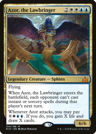 Azor, the Lawbringer [Rivals of Ixalan] | Exor Games New Glasgow