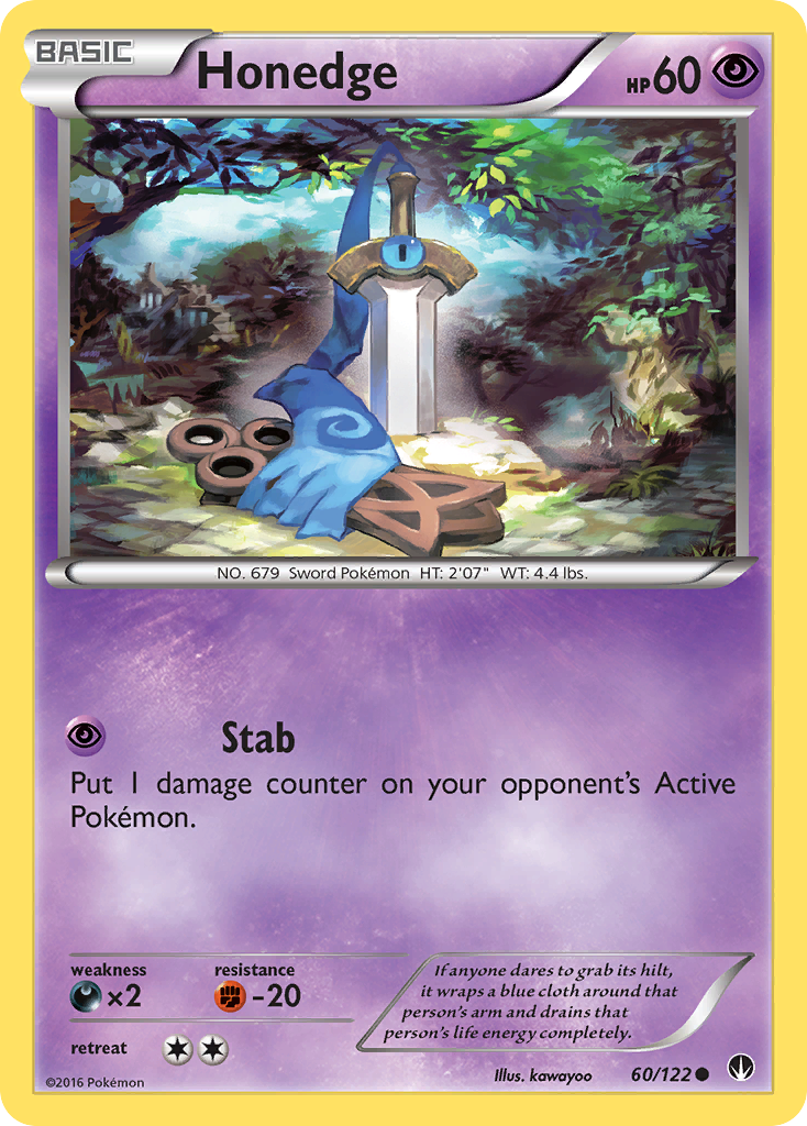 Honedge (60/122) [XY: BREAKpoint] | Exor Games New Glasgow