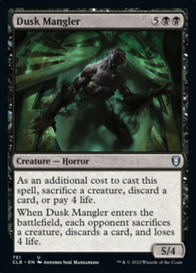 Dusk Mangler [Commander Legends: Battle for Baldur's Gate] | Exor Games New Glasgow