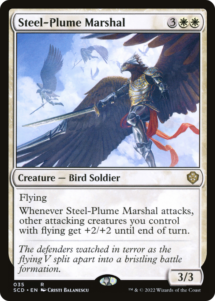 Steel-Plume Marshal [Starter Commander Decks] | Exor Games New Glasgow