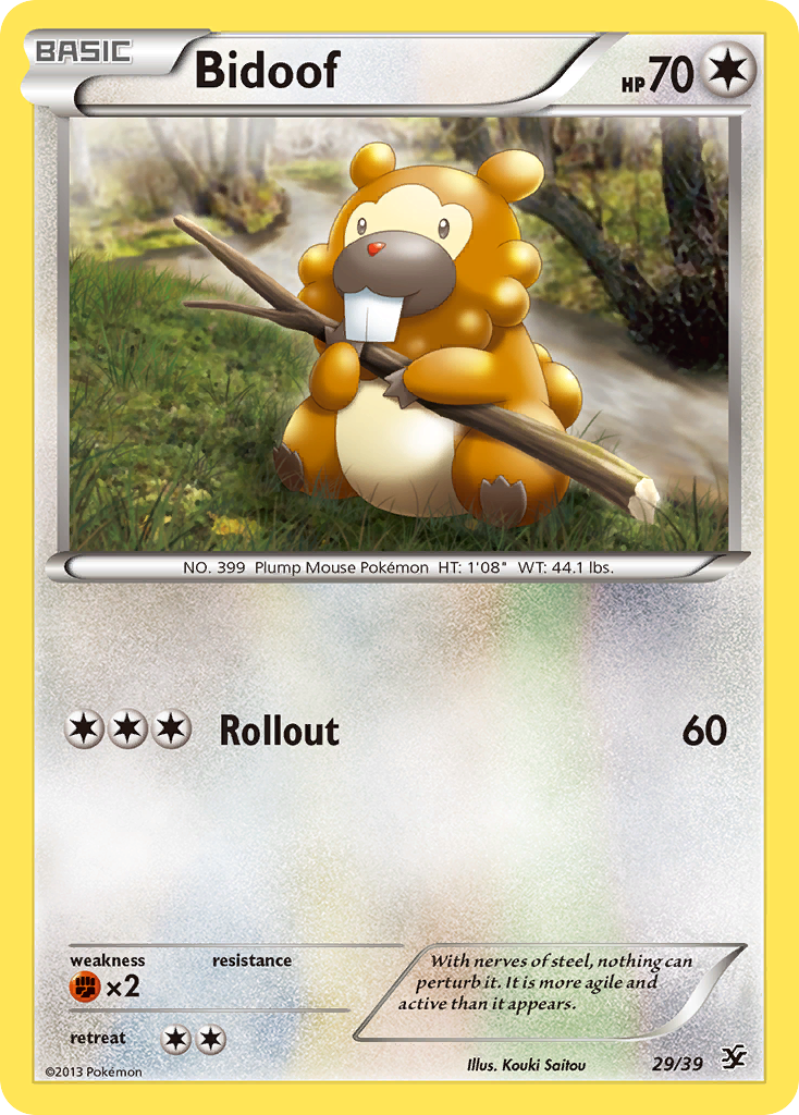 Bidoof (29/39) [XY: Kalos Starter Set] | Exor Games New Glasgow