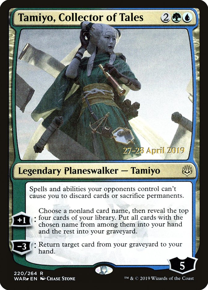 Tamiyo, Collector of Tales  [War of the Spark Prerelease Promos] | Exor Games New Glasgow