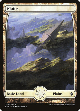 Plains (254) - Full Art [Battle for Zendikar] | Exor Games New Glasgow