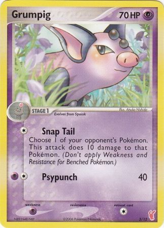 Grumpig (3/12) [EX: Trainer Kit 2 - Plusle] | Exor Games New Glasgow