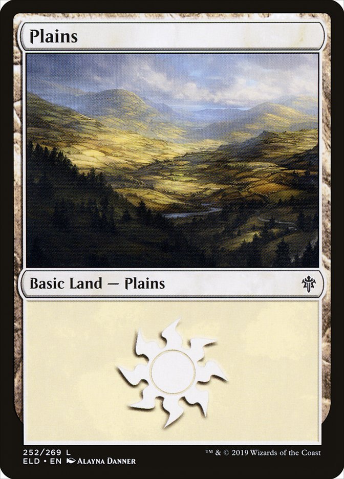 Plains (252) [Throne of Eldraine] | Exor Games New Glasgow