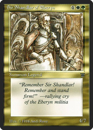 Sir Shandlar of Eberyn [Legends] | Exor Games New Glasgow