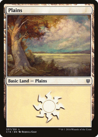 Plains (337) [Commander 2016] | Exor Games New Glasgow