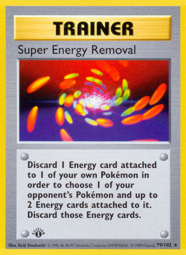 Super Energy Removal (79/102) (Shadowless) [Base Set 1st Edition] | Exor Games New Glasgow