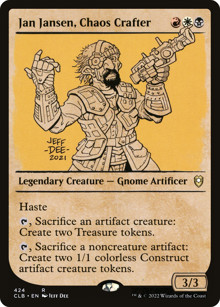 Jan Jansen, Chaos Crafter (Showcase) [Commander Legends: Battle for Baldur's Gate] | Exor Games New Glasgow