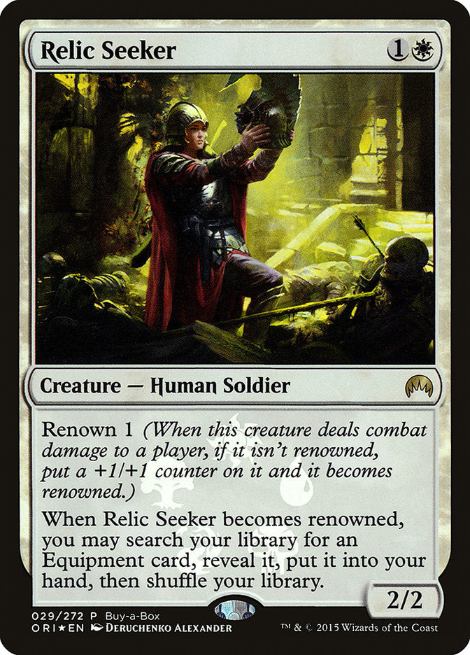 Relic Seeker (Buy-A-Box) [Magic Origins Promos] | Exor Games New Glasgow