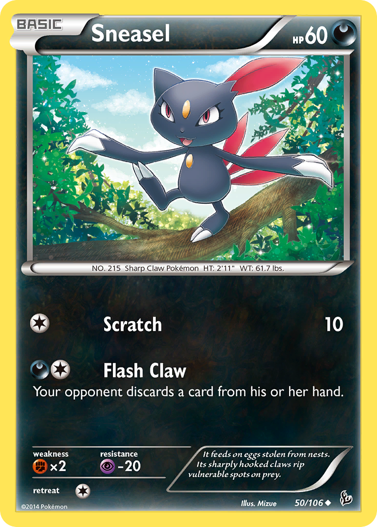 Sneasel (50/106) [XY: Flashfire] | Exor Games New Glasgow