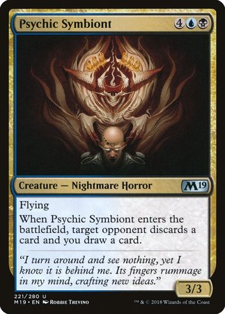 Psychic Symbiont [Core Set 2019] | Exor Games New Glasgow