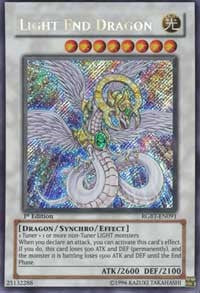 Light End Dragon [RGBT-EN091] Secret Rare | Exor Games New Glasgow