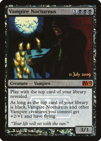 Vampire Nocturnus [Magic 2010 Promos] | Exor Games New Glasgow