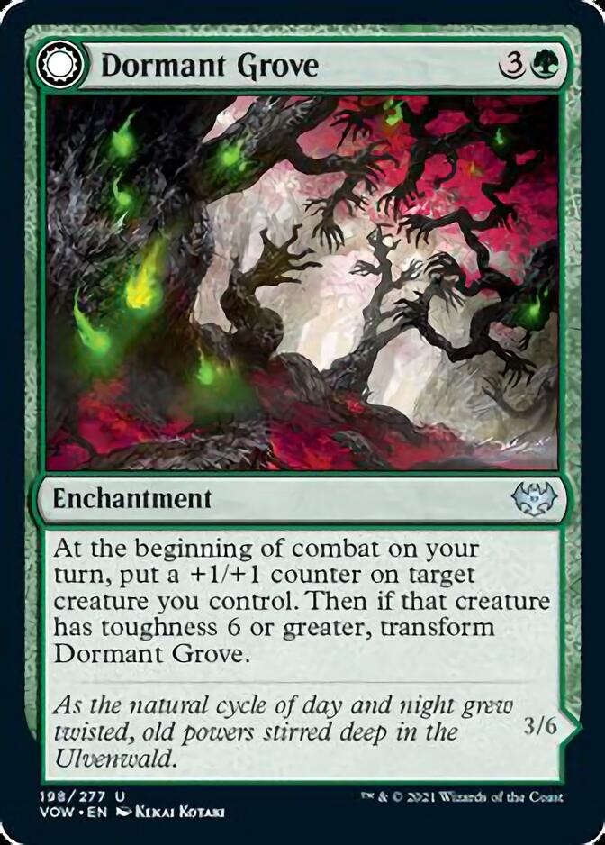 Dormant Grove // Gnarled Grovestrider [Innistrad: Crimson Vow] | Exor Games New Glasgow