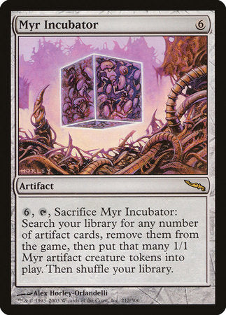 Myr Incubator [Mirrodin] | Exor Games New Glasgow