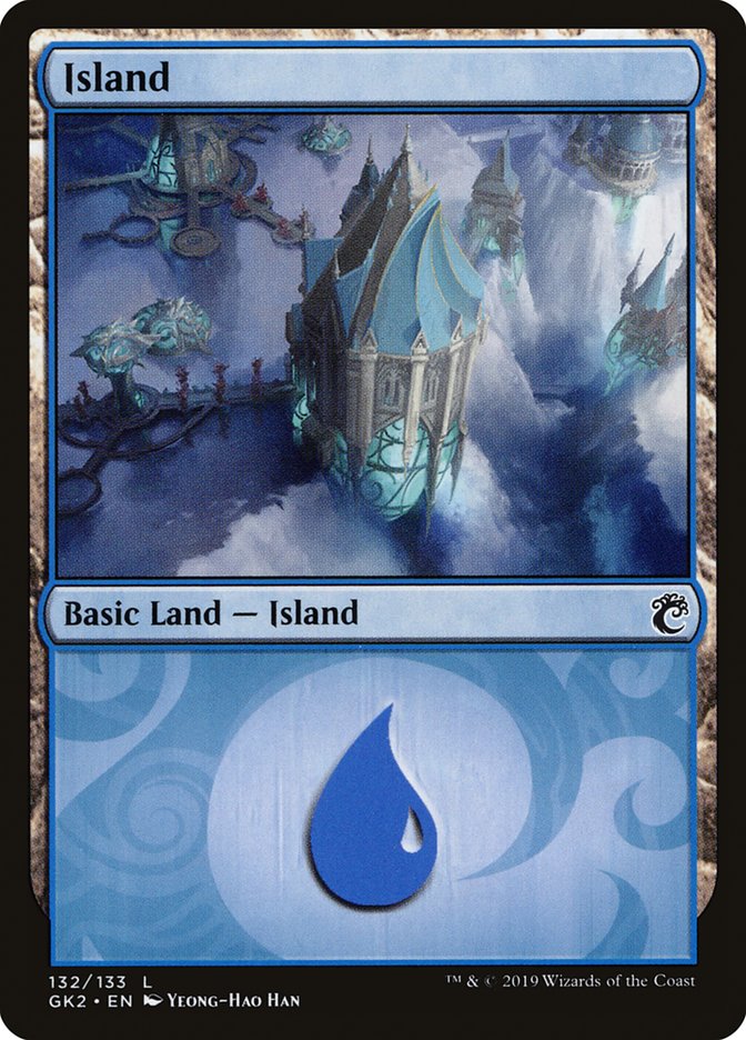 Island (132) [Ravnica Allegiance Guild Kit] | Exor Games New Glasgow
