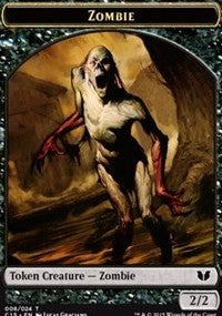 Zombie // Spirit (022) Double-Sided Token [Commander 2015 Tokens] | Exor Games New Glasgow