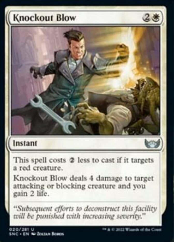 Knockout Blow [Streets of New Capenna] | Exor Games New Glasgow