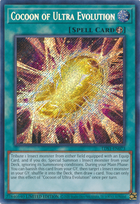 Cocoon of Ultra Evolution [LDS1-EN073] Secret Rare | Exor Games New Glasgow