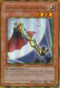 Elemental Hero Captain Gold [GLD2-EN025] Ultra Rare | Exor Games New Glasgow