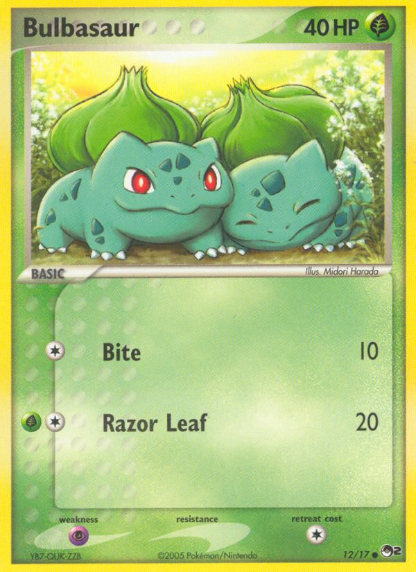 Bulbasaur (12/17) [POP Series 2] | Exor Games New Glasgow