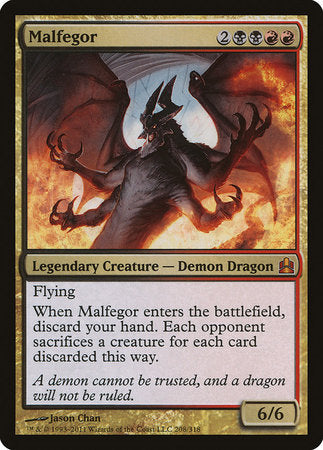 Malfegor [Commander 2011] | Exor Games New Glasgow