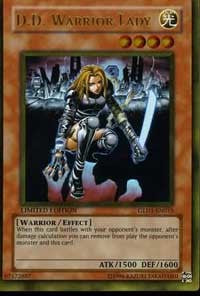 D.D. Warrior Lady [GLD1-EN015] Gold Rare | Exor Games New Glasgow