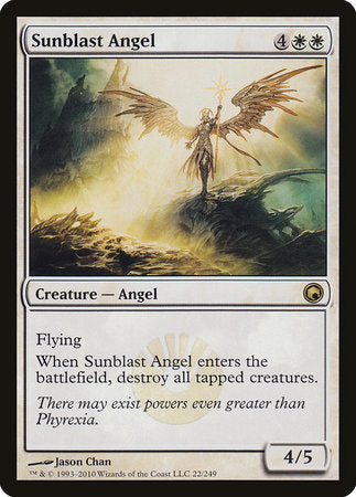 Sunblast Angel [Scars of Mirrodin] | Exor Games New Glasgow