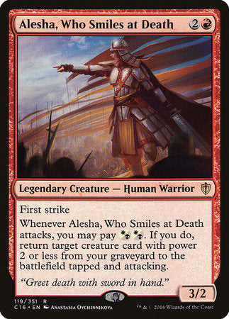 Alesha, Who Smiles at Death [Commander 2016] | Exor Games New Glasgow