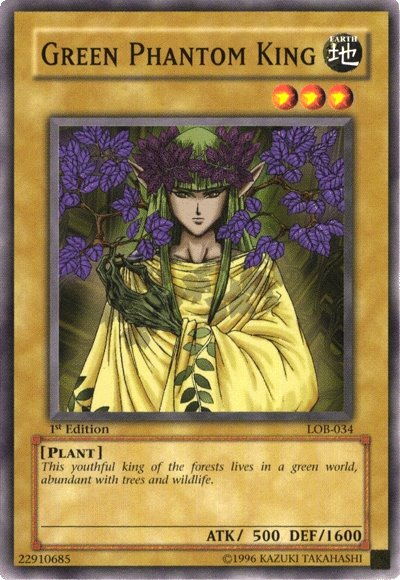 Green Phantom King [LOB-034] Common | Exor Games New Glasgow