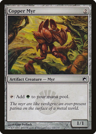 Copper Myr [Scars of Mirrodin] | Exor Games New Glasgow