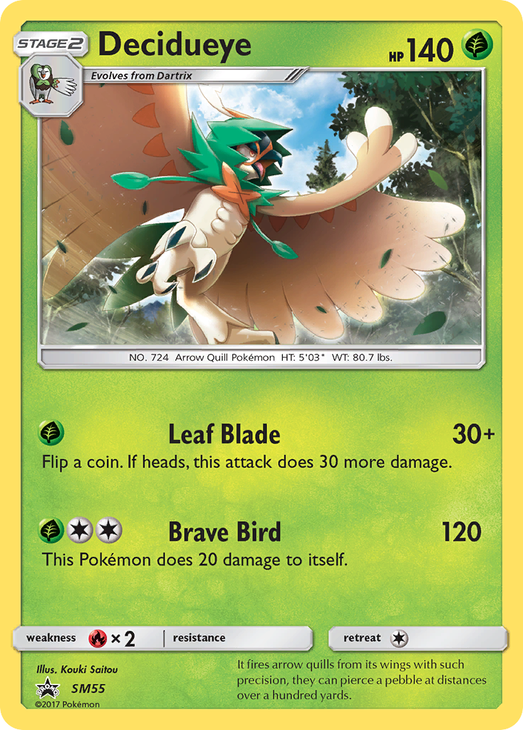 Decidueye (SM55) [Sun & Moon: Black Star Promos] | Exor Games New Glasgow