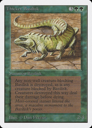 Thicket Basilisk [Unlimited Edition] | Exor Games New Glasgow