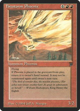 Firestorm Phoenix [Legends] | Exor Games New Glasgow