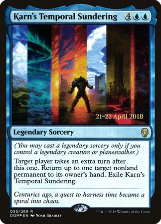 Karn's Temporal Sundering [Dominaria Promos] | Exor Games New Glasgow