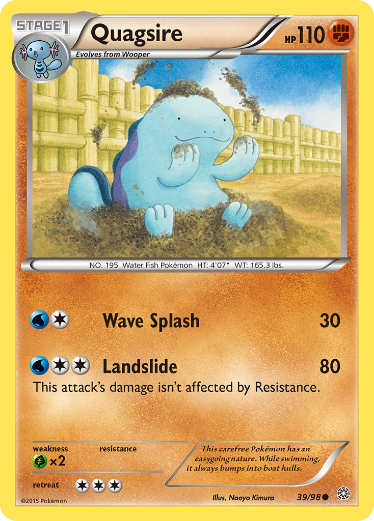 Quagsire (39/98) [XY: Ancient Origins] | Exor Games New Glasgow