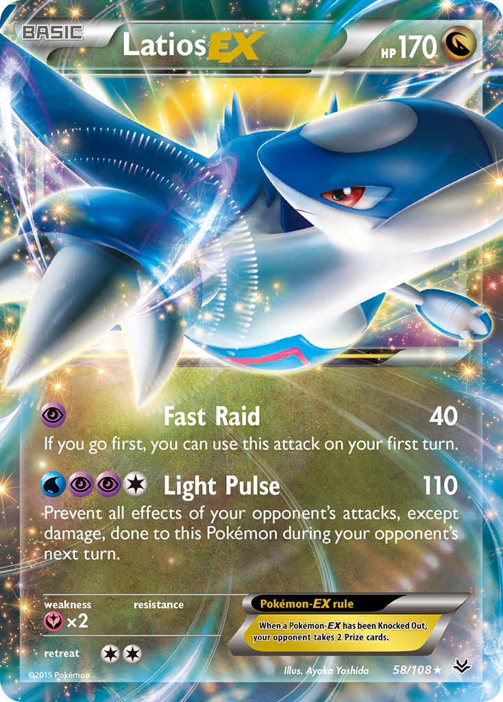 Latios EX (58/108) [XY: Roaring Skies] | Exor Games New Glasgow