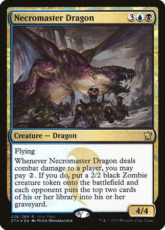 Necromaster Dragon [Dragons of Tarkir Promos] | Exor Games New Glasgow