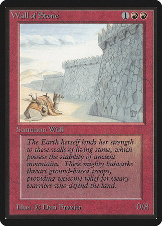 Wall of Stone [Limited Edition Beta] | Exor Games New Glasgow