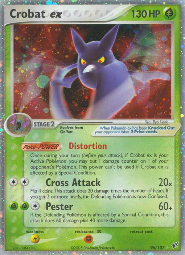 Crobat ex (96/107) [EX: Deoxys] | Exor Games New Glasgow