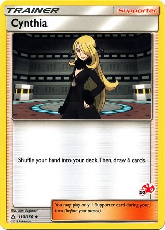 Cynthia (119/156) (Charizard Stamp #50) [Battle Academy 2020] | Exor Games New Glasgow