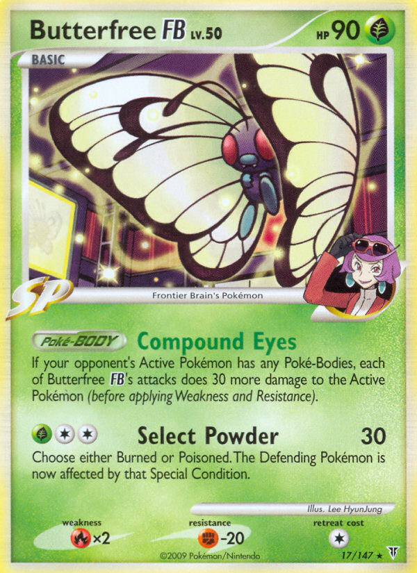 Butterfree FB (17/147) [Platinum: Supreme Victors] | Exor Games New Glasgow