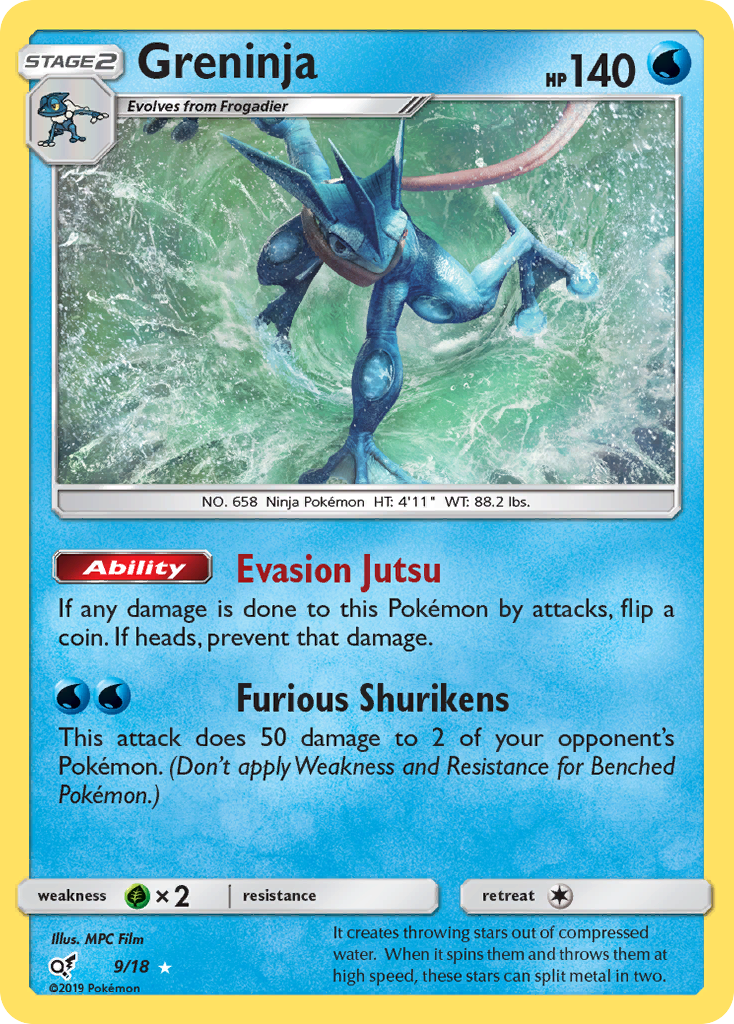 Greninja (9/18) [Sun & Moon: Detective Pikachu] | Exor Games New Glasgow