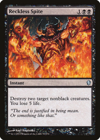 Reckless Spite [Commander 2013] | Exor Games New Glasgow