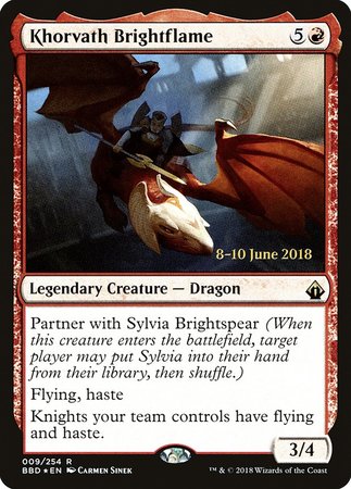 Khorvath Brightflame [Battlebond Promos] | Exor Games New Glasgow