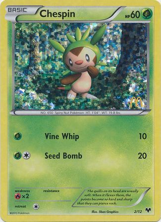 Chespin (2/12) [McDonald's Promos: 2014 Collection] | Exor Games New Glasgow