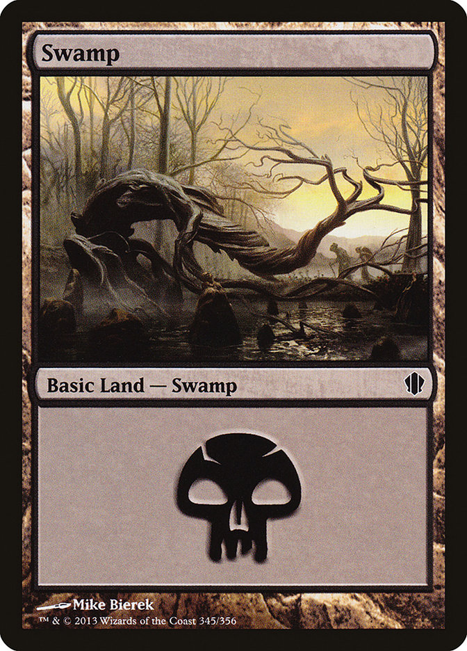 Swamp (345) [Commander 2013] | Exor Games New Glasgow