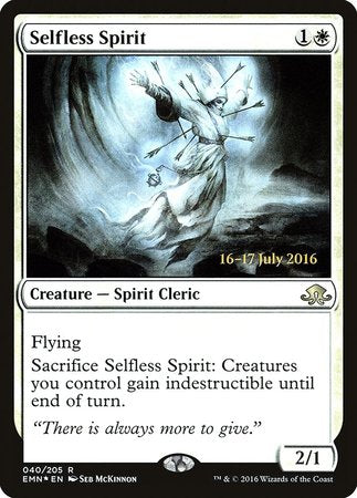 Selfless Spirit [Eldritch Moon Promos] | Exor Games New Glasgow